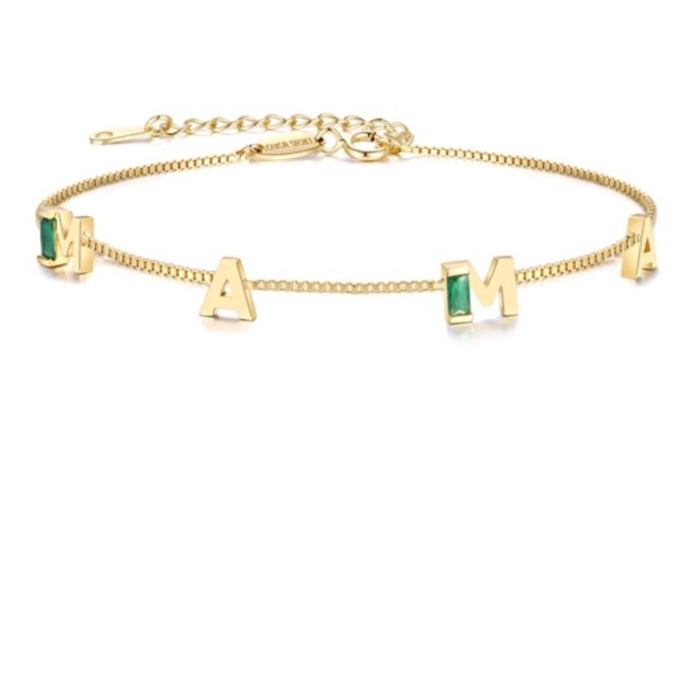 MAMA Bracelets | Baguette Cubic Zirconia | 925 Sterling Silver